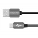 Kabel USB Kruger&Matz KM0324 USB / USB-micro 1m černý