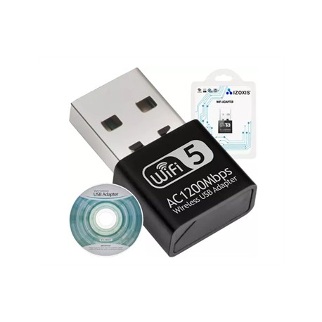 Adaptér WIFI na USB 1200Mbps Izoxis 19181
