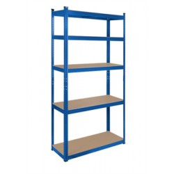 Skladový regál REBEL RB-1251BL 180x90x40, modrý