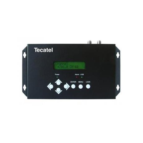 TECATEL Modulátor COFDM DVB-T DIM3, UHF-VHF, LCD, USB